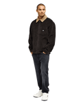 The Quiksilver Mens Sherpa Harrington Jacket in Tarmac