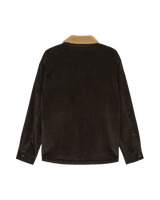 The Quiksilver Mens Sherpa Harrington Jacket in Tarmac