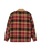 The Quiksilver Mens Sherpa Harrington Jacket in Surf Sherpa Oxblood