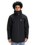 Overcast 3K Parka Jacket in Black