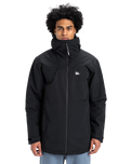 Overcast 3K Parka Jacket in Black