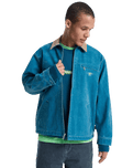 Shaper Pad Jacket in Dark Denim