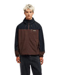 The Quiksilver Mens Ocean Swell 10k Jacket in Java