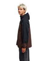 The Quiksilver Mens Ocean Swell 10k Jacket in Java