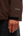 The Quiksilver Mens Ocean Swell 10k Jacket in Java