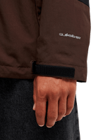 The Quiksilver Mens Ocean Swell 10k Jacket in Java