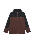 The Quiksilver Mens Ocean Swell 10k Jacket in Java