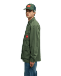 The Quiksilver Mens Bob Marley Uprising Jacket in Grape Leaf