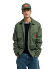 The Quiksilver Mens Bob Marley Uprising Jacket in Grape Leaf
