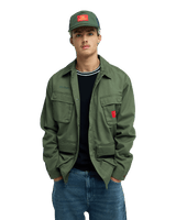 The Quiksilver Mens Bob Marley Uprising Jacket in Grape Leaf