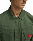 The Quiksilver Mens Bob Marley Uprising Jacket in Grape Leaf