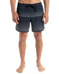 The Quiksilver Mens Surfsilk Scallop Volley Shorts in Dark Navy Tijuana