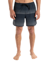 The Quiksilver Mens Surfsilk Scallop Volley Shorts in Dark Navy Tijuana