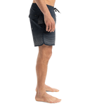 The Quiksilver Mens Surfsilk Scallop Volley Shorts in Dark Navy Tijuana