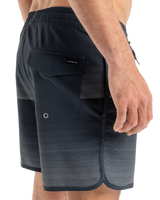 The Quiksilver Mens Surfsilk Scallop Volley Shorts in Dark Navy Tijuana