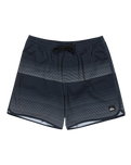 The Quiksilver Mens Surfsilk Scallop Volley Shorts in Dark Navy Tijuana