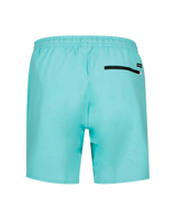 Surfsilk Piped Volley Shorts in Aqua Sky