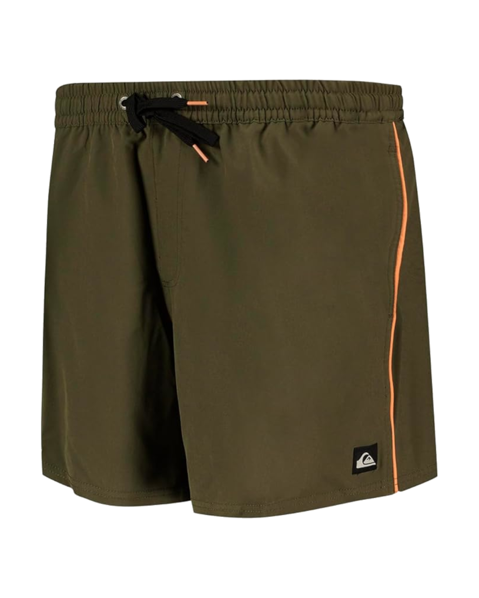 Surfsilk Piped Volley Shorts in Grape Leaf