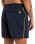 The Quiksilver Mens Surfsilk Piped Volley Shorts in Dark Navy