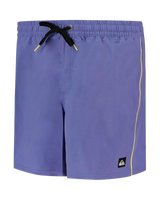 Surfsilk Piped Volley Shorts in Dusted Peri