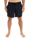 The Quiksilver Mens Surfsilk Solid Volley Shorts in Black