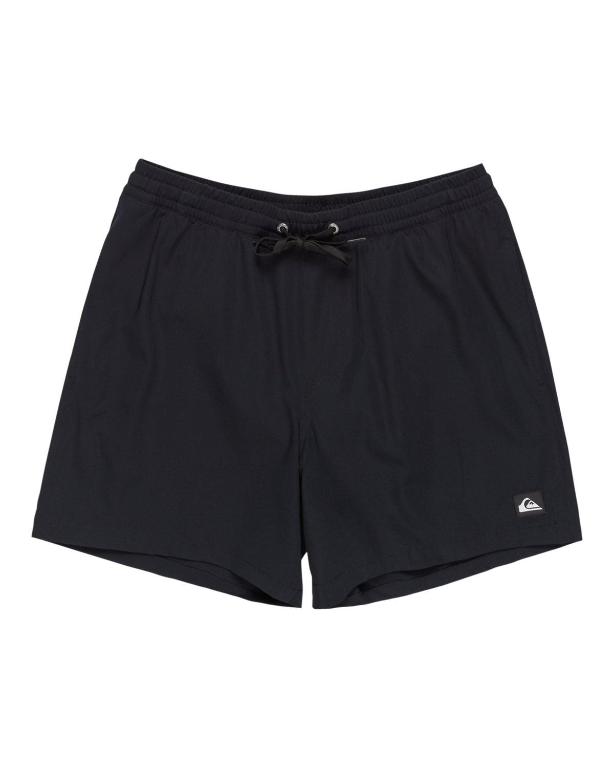 The Quiksilver Mens Surfsilk Solid Volley Shorts in Black
