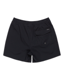 The Quiksilver Mens Surfsilk Solid Volley Shorts in Black