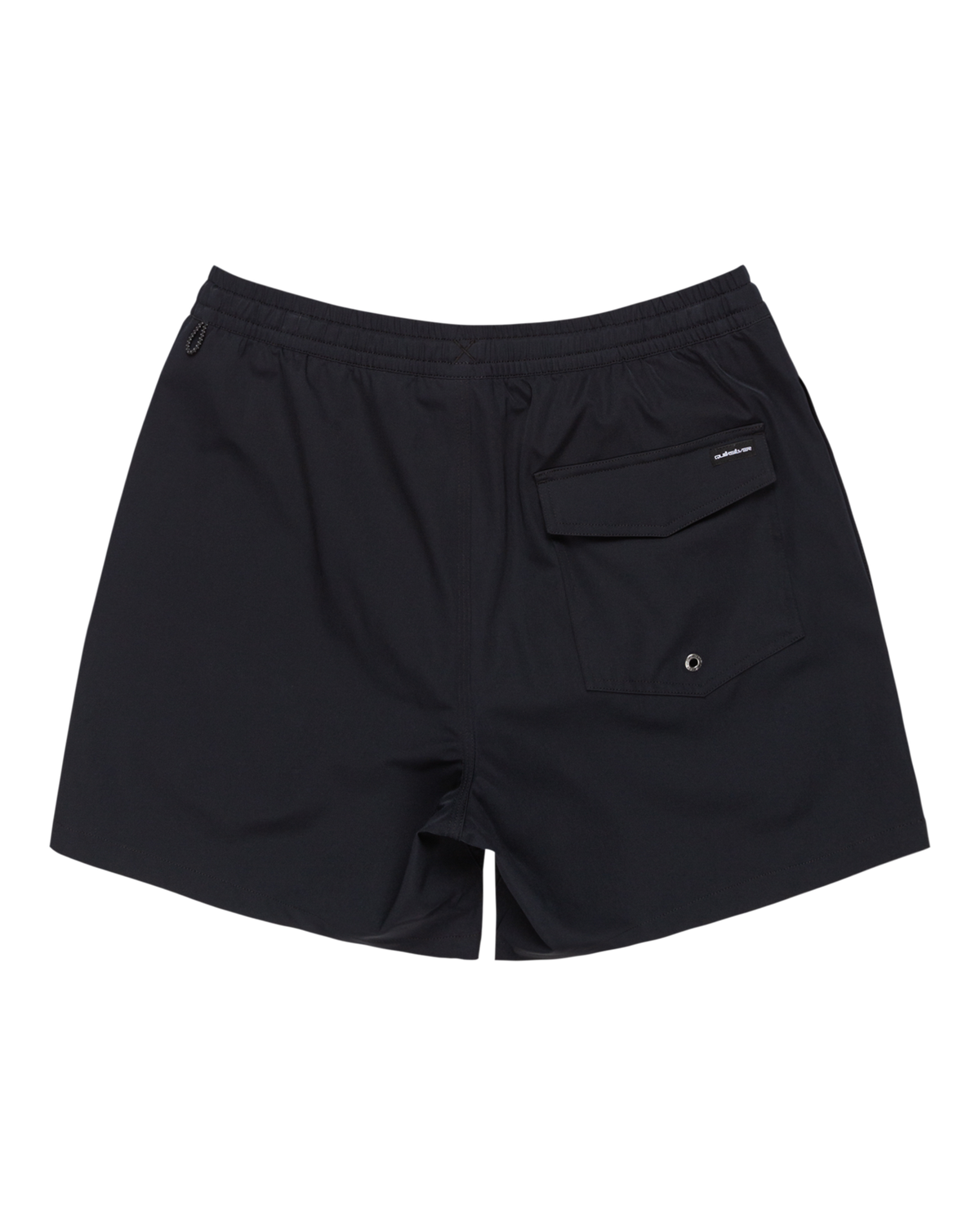 The Quiksilver Mens Surfsilk Solid Volley Shorts in Black