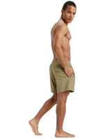 The Quiksilver Mens Surfsilk Solid Volley Shorts in Aloe