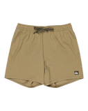 The Quiksilver Mens Surfsilk Solid Volley Shorts in Aloe