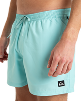 The Quiksilver Mens Everyday Solid Volley Shorts in Aqua Sky