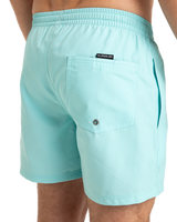 The Quiksilver Mens Everyday Solid Volley Shorts in Aqua Sky
