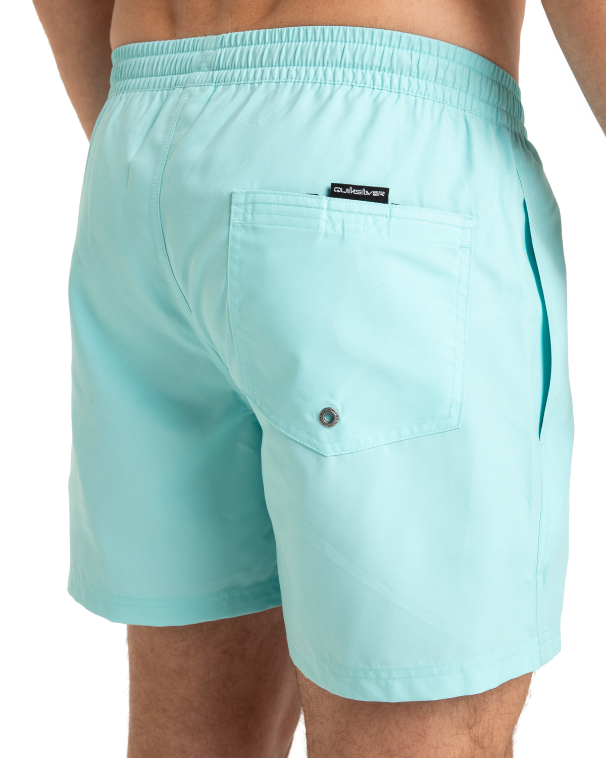 The Quiksilver Mens Everyday Solid Volley Shorts in Aqua Sky
