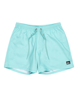 The Quiksilver Mens Everyday Solid Volley Shorts in Aqua Sky