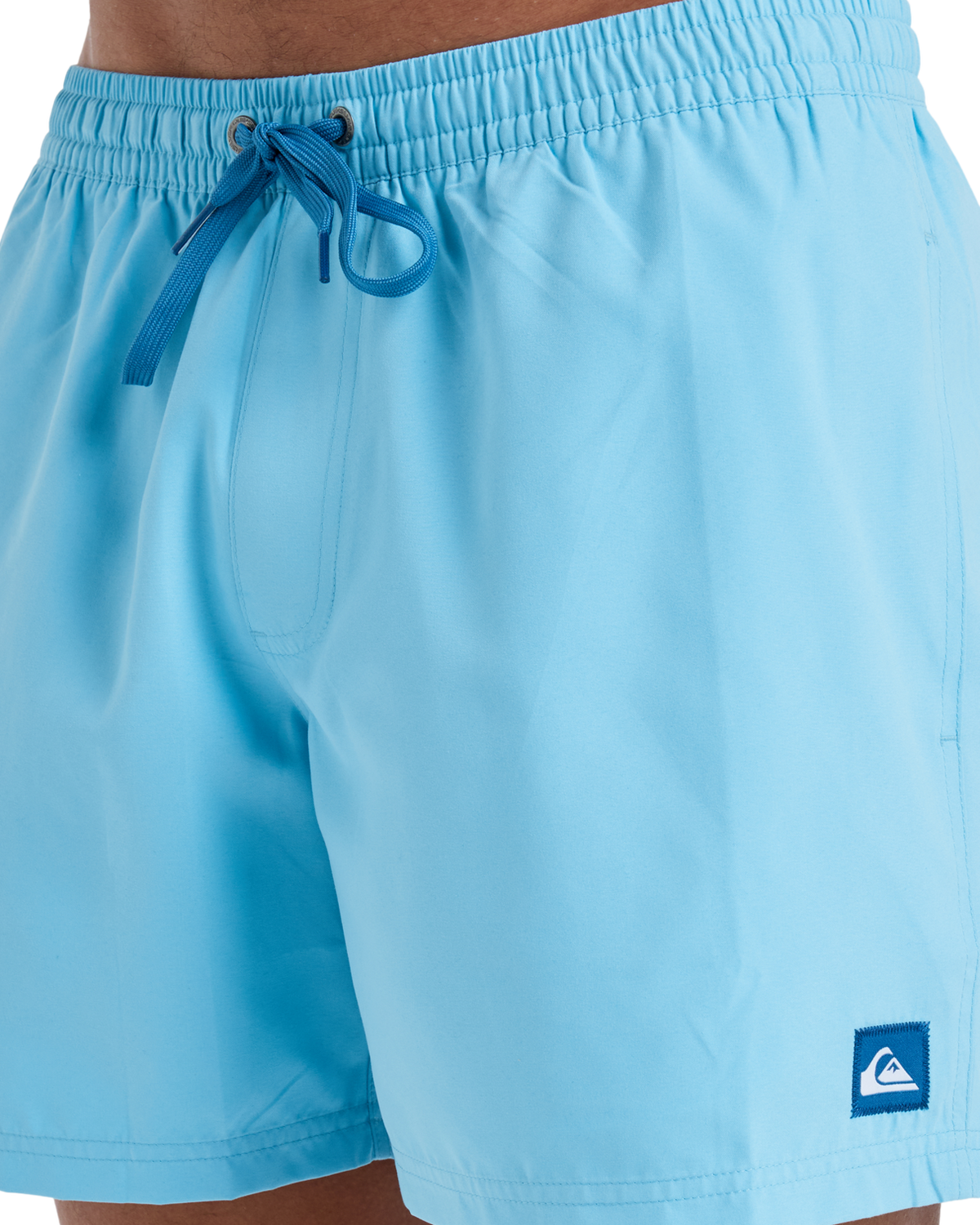 The Quiksilver Mens Everyday Solid Volley Shorts in Milky Blue