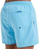 The Quiksilver Mens Everyday Solid Volley Shorts in Milky Blue