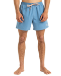 The Quiksilver Mens Everyday Solid Volley Shorts in Coronet Blue