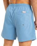 The Quiksilver Mens Everyday Solid Volley Shorts in Coronet Blue
