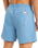 The Quiksilver Mens Everyday Solid Volley Shorts in Coronet Blue