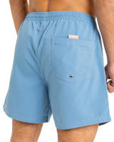 The Quiksilver Mens Everyday Solid Volley Shorts in Coronet Blue