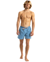The Quiksilver Mens Everyday Solid Volley Shorts in Coronet Blue