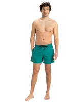 The Quiksilver Mens Everyday Solid Volley Shorts in Teal Green