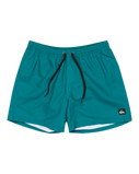 The Quiksilver Mens Everyday Solid Volley Shorts in Teal Green