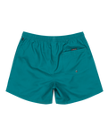 The Quiksilver Mens Everyday Solid Volley Shorts in Teal Green
