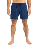 The Quiksilver Mens Everyday Solid Volley Shorts in Estate Blue