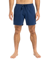 The Quiksilver Mens Everyday Solid Volley Shorts in Estate Blue