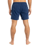 The Quiksilver Mens Everyday Solid Volley Shorts in Estate Blue