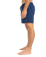 The Quiksilver Mens Everyday Solid Volley Shorts in Estate Blue