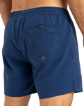 The Quiksilver Mens Everyday Solid Volley Shorts in Estate Blue