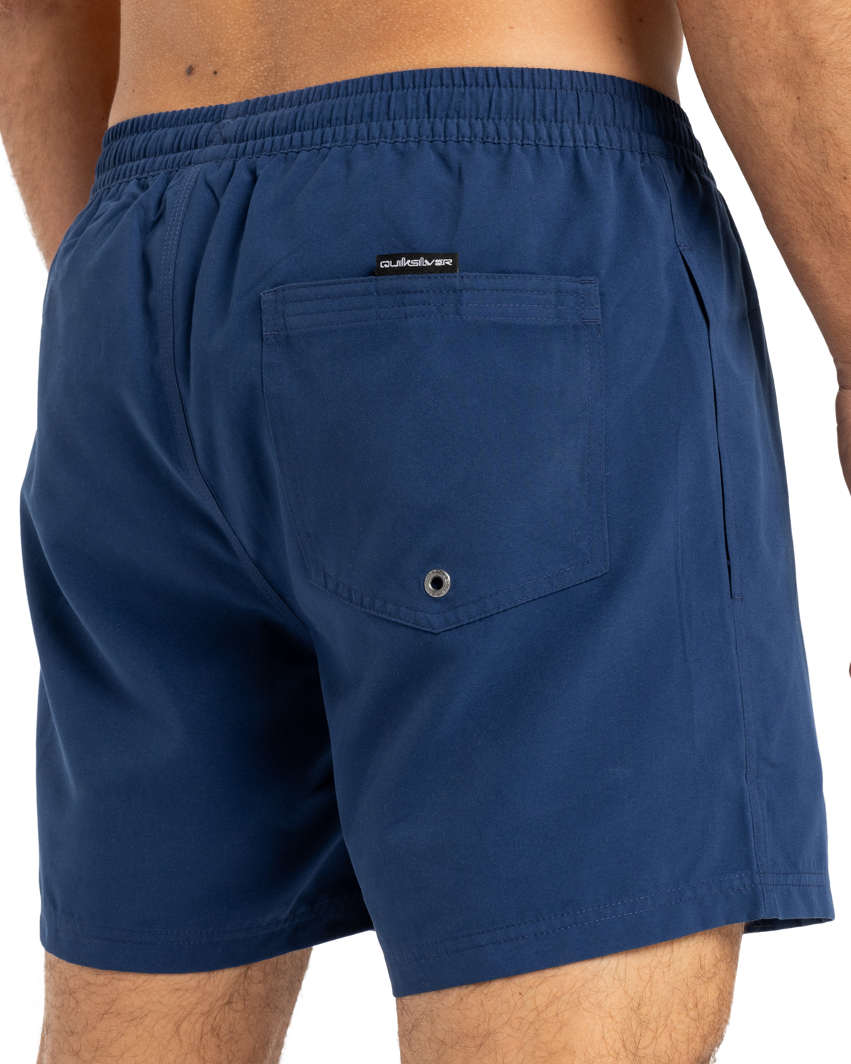 The Quiksilver Mens Everyday Solid Volley Shorts in Estate Blue